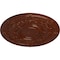 Ekena Millwork Dauphine Ceiling Medallion (Canopies up to 13 1/4"), 33 7/8"OD x 1 3/8"P, Burnished Mahogany Crackle CM33DABMC - alternate 2